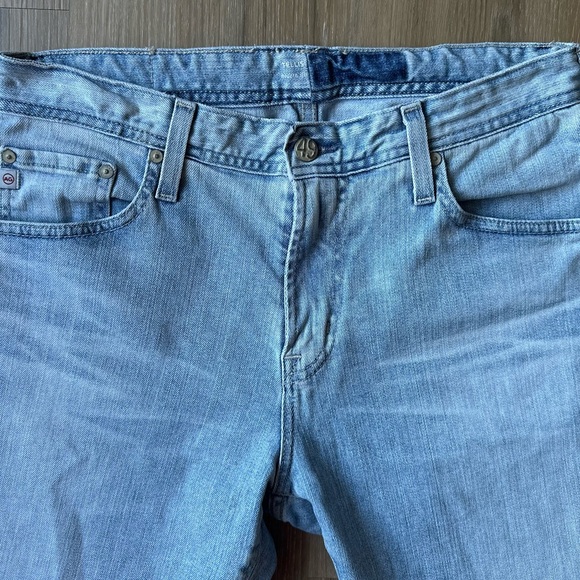 AG Adriano Goldschmied Men’s Light Blue Straight Jeans - Picture 5 of 11